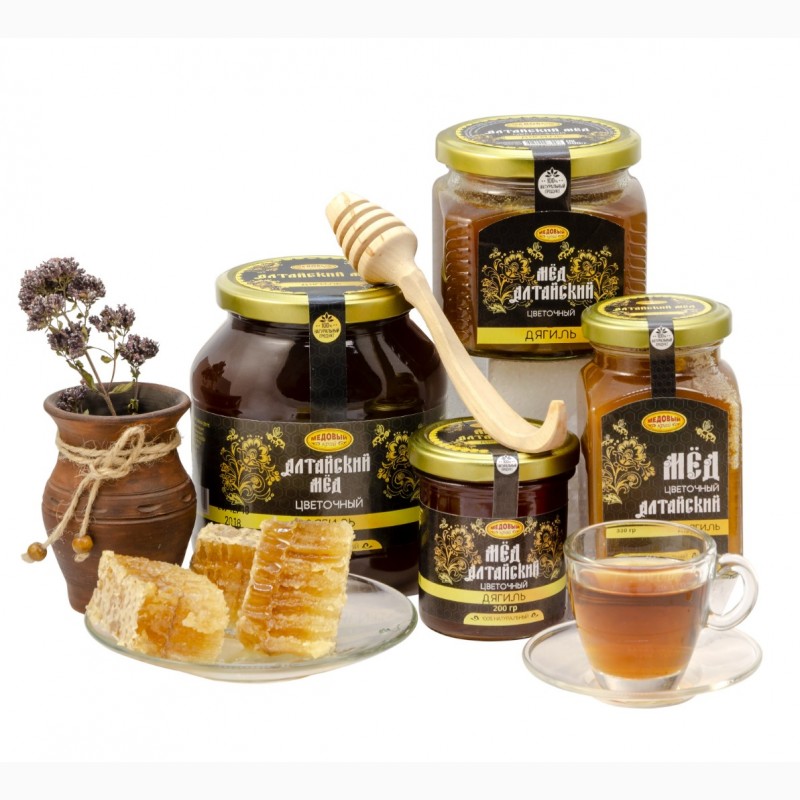 Фото 2. Мёд натуральный Алтайский, опт, экспорт