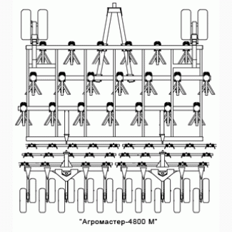 Агратор Agrator-4800 М. Механические посевные комплекс культиваторного типа
