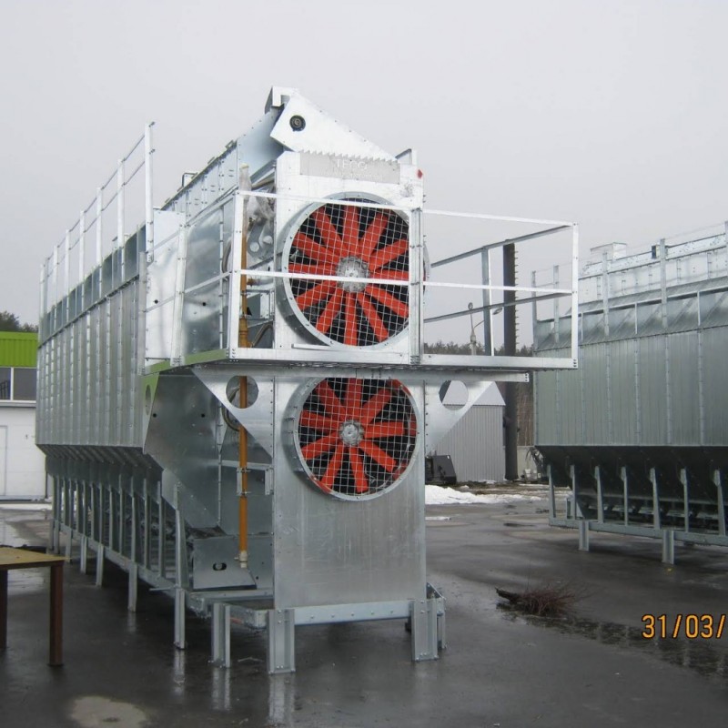 Фото 5. Стационарная модульная зерносушилка Teco дизельная 16-100 тонн/час