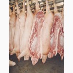 Свинина в полутушах 1-й и 2-й категорий, субпродукты, головы свиные ограбленные