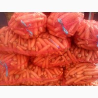 Продам морковь мытую полированную в сетке мешок по 25 кг