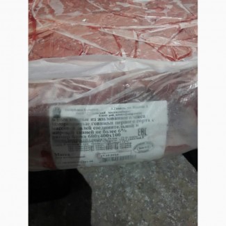 ООО Сантарин, реализует говядину блочную, а также мясо свинины, говядины, баранины