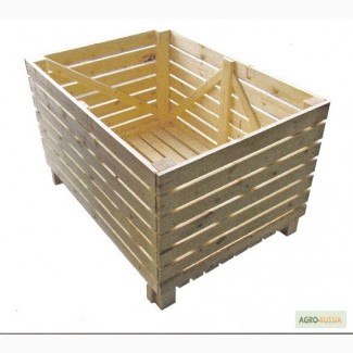 Деревянный контейнер, ящик для овощей