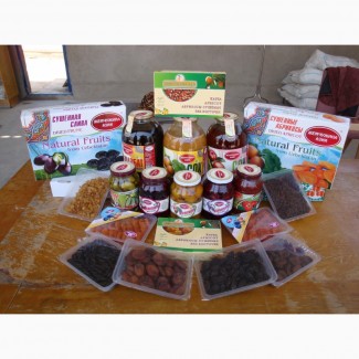 Сухофрукты и консервированные продукты из солнечного Узбекистана от производителей