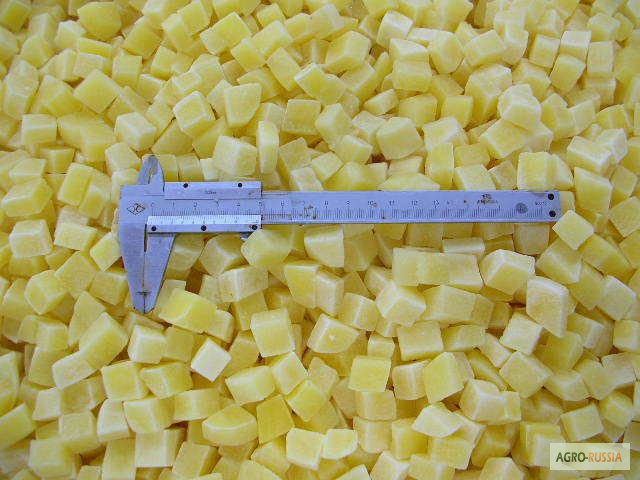 Замороженный картофель (кубик 10 10мм, брусок)