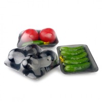 Пленка ПВХ для упаковки овощей, фруктов и грибов в лотки и подложки