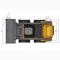 Минипогрузчик с бортовым поворотом bawoo vj57