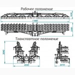 Лёгкая борона “КАМА Штригель”