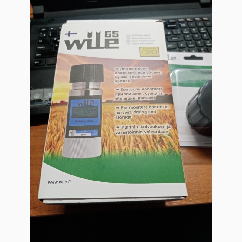 Фото 2. Влагомер Wile 65 с датчиком температуры - измеритель влажности зерна семян бобовых муки