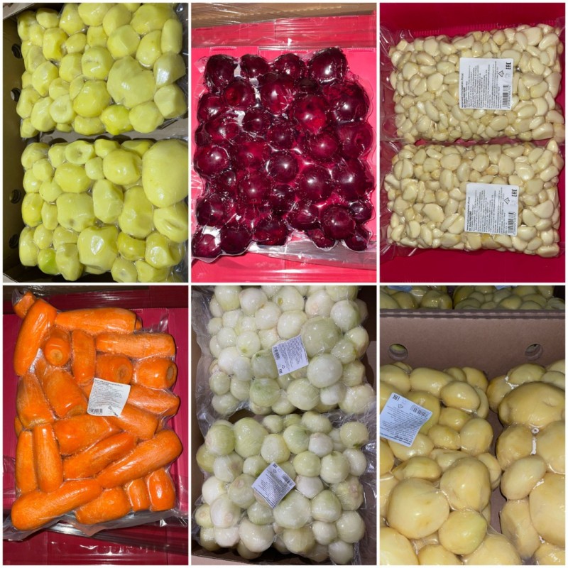 Продам/ очищеные овощи в вакуумной упаковке, Краснодарский край .