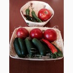 Эко-упаковка из шпона для ягод, фруктов, овощей