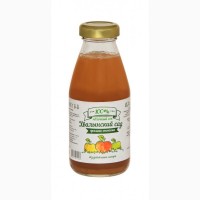Сок яблочный натуральный, прямого отжима Хвалынский сад, 0, 3 литра