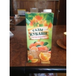 Сок фруктовый ГОСТ «Сады Кубани», упаковка тетра пак (Tetra Pak)