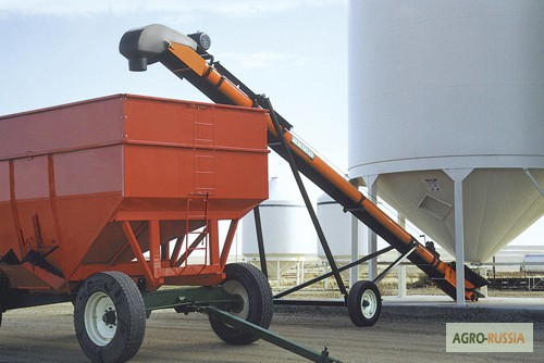 Фото 2. Зерновой транспортер (зерновой конвейер) мобильный ленточный Batco