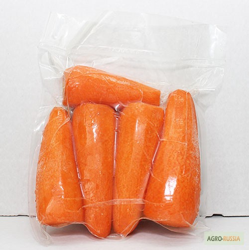 Фото 4. Картофель и овощи очищенные в вакуумной упаковке
