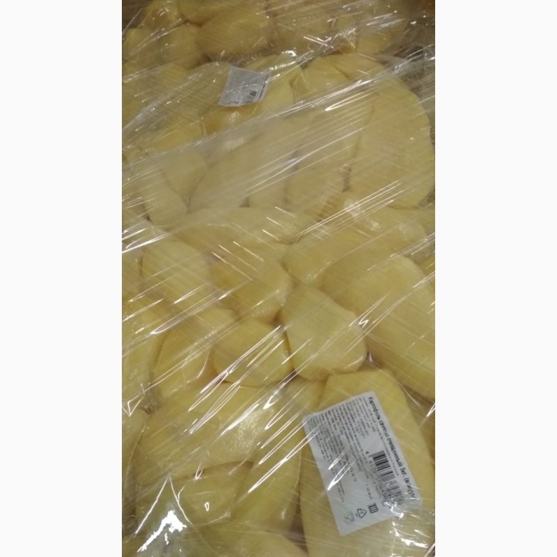 Фото 8. Овощи очищенные в вакуумной упаковке (картофель, лук, морковь, чеснок, свекла)