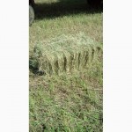 Луговое сено в тюках сенокос 2016 года