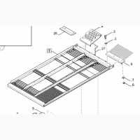 84320037 Решето верхнее под кукурузу 84320037 CNH