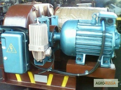 Лебедка маневровая электрическая ЛМ-140 с тросом