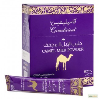 Cухое верблюжье молоко в стиках в коробке 480 гр (24 х 20 гр)