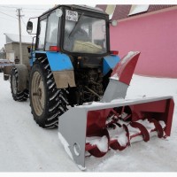Снегоотбрасыватель шнекороторный навесной СШР–2, 0 (задняя навеска) на базе трактора МТЗ