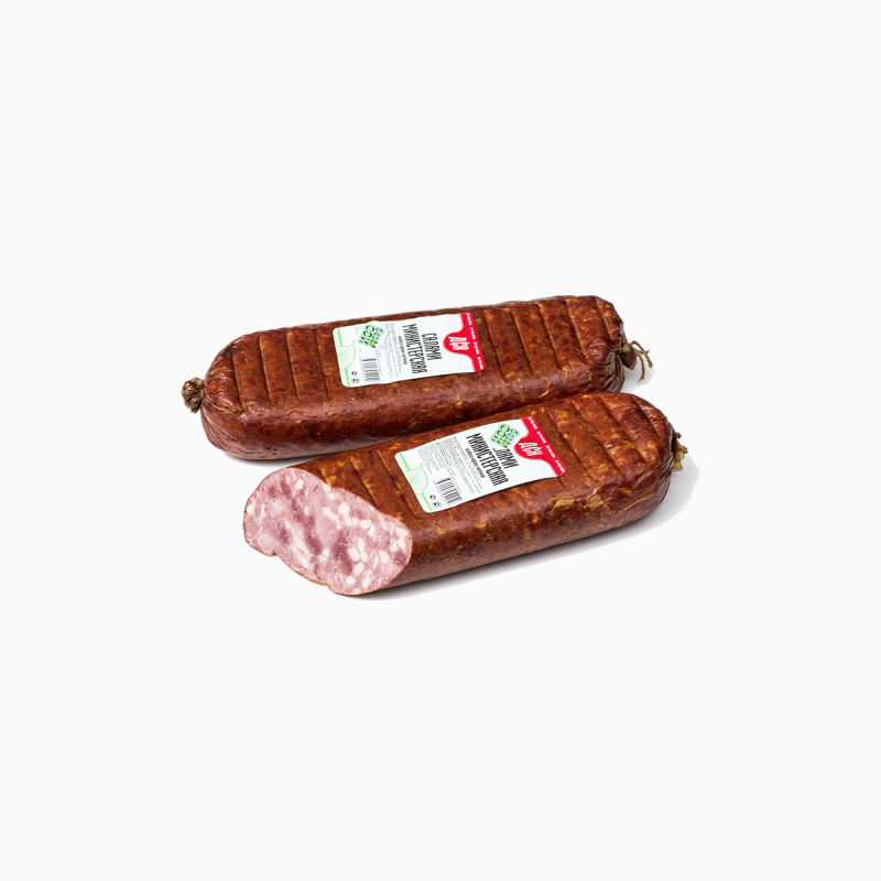 Фото 5. Организация реализует колбасы Белорусского мясокомбината