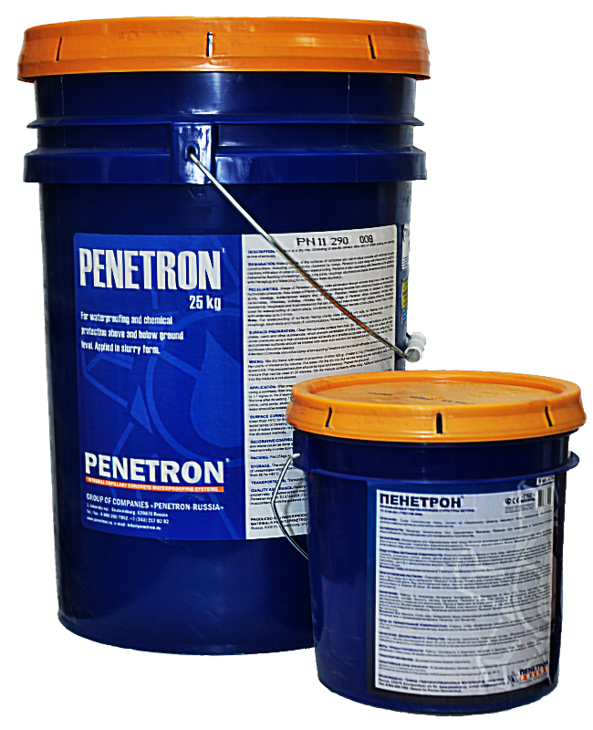 Пенетрон - смесь сухая гидроизоляционная проникающая капиллярная .