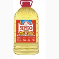 Подсолнечное масло ЯРКО, РДВ, высший сорт, 5л