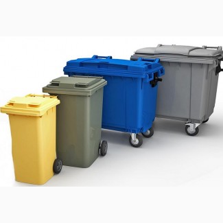 Контейнеры пластиковые для мусора (ТБО)