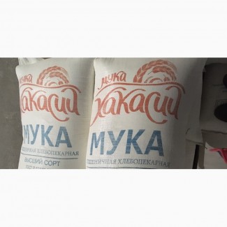 Мука Хлебопекарная Высший сорт от производителя с оптового склада в Красноярске