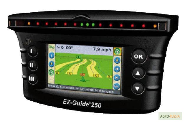 Фото 2. Система параллельного вождения EZ-Guide 250 для сельхозтехники