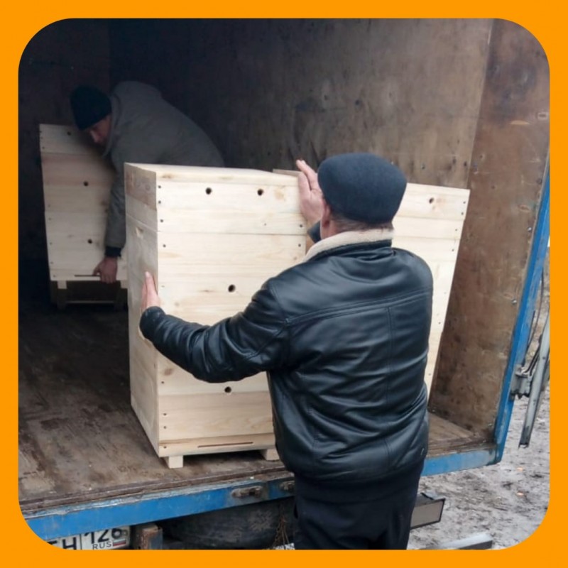 Фото 11. Улей для пчел на рамку Дадана-Блатта в двухкорпусной комплектации