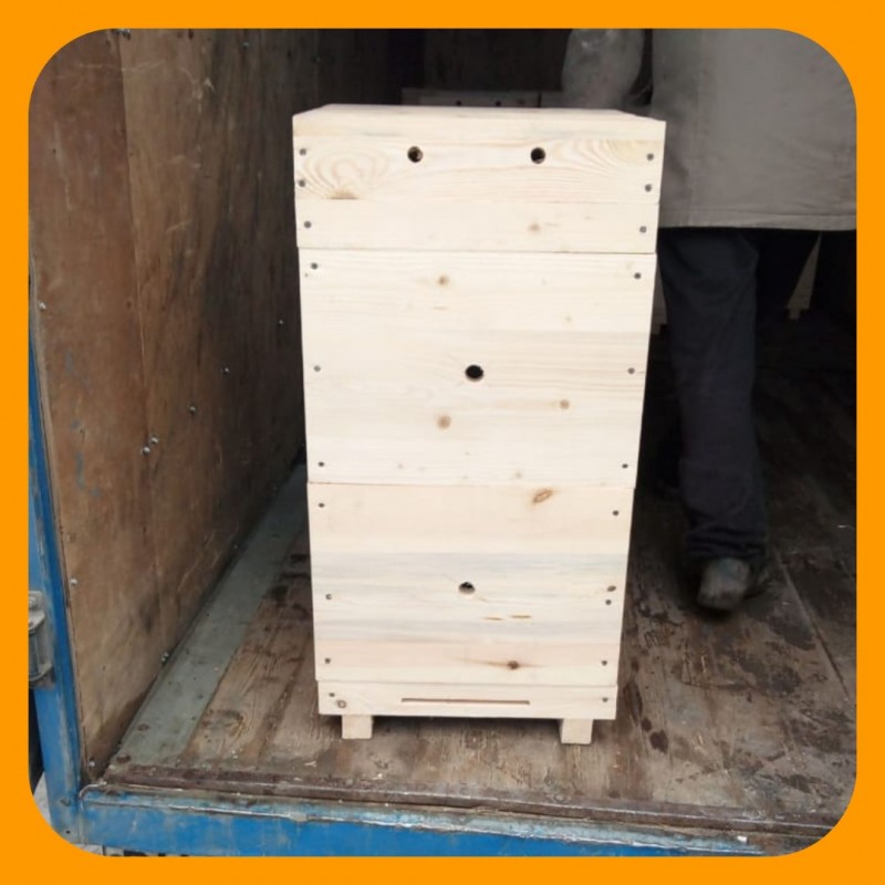 Фото 2. Улей для пчел на рамку Дадана-Блатта в двухкорпусной комплектации