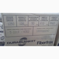 Одеяло, волокно огнеупорное - теплоизоляция Unifrax, Durablanket s
