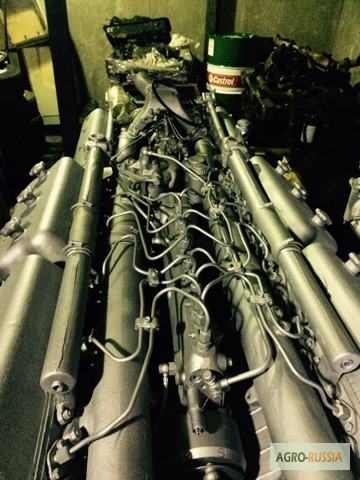 Фото 2. Двигатель ЯМЗ-240БМ2-4 (с общими головками цилиндров, без гидромуфты)